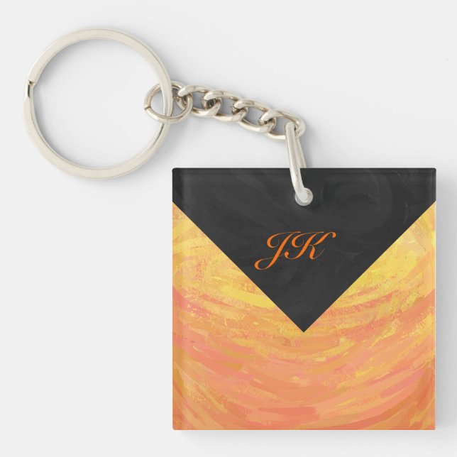 Dragons Öga Orange och Black Monogram (Framsidan)