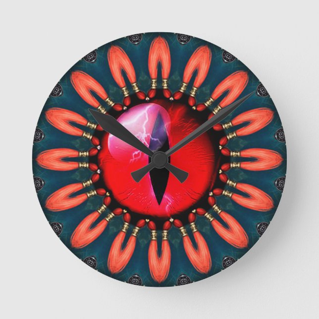 Dragons Öga Rund Klocka (Framsida)