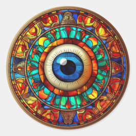 Dragons Öga Runt Klistermärke