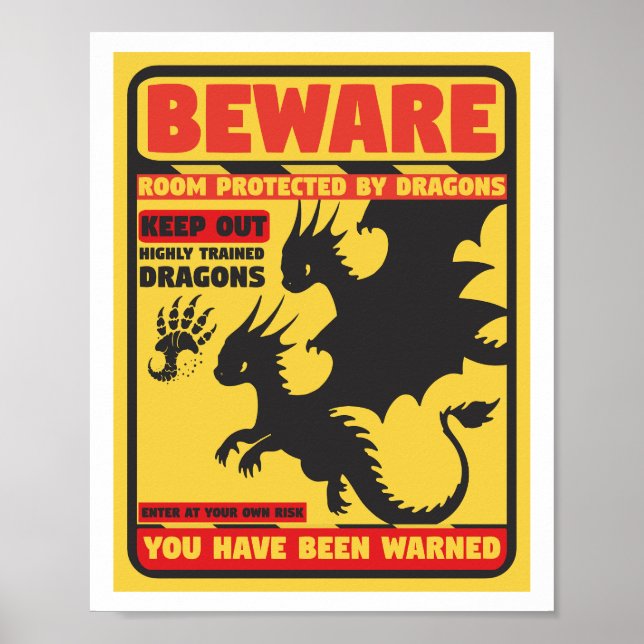 Dragons Poster (Framsidan)