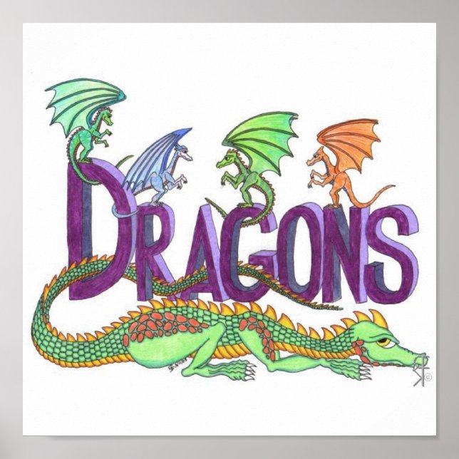 Dragons Poster (Framsidan)