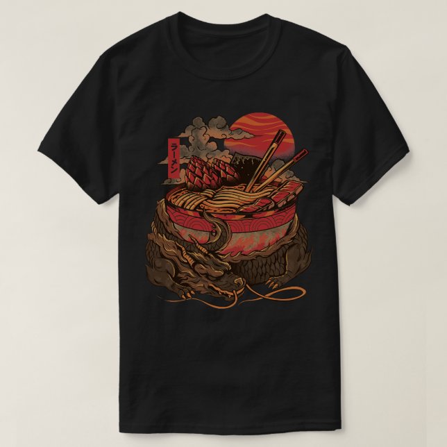 Dragons Ramen T Shirt (Design framsida)