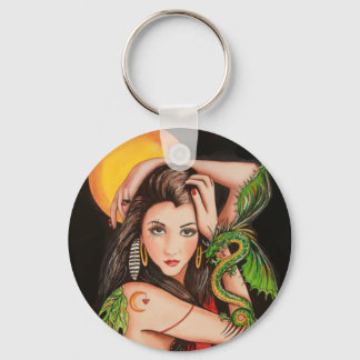 Dragons som vänner nyckelring