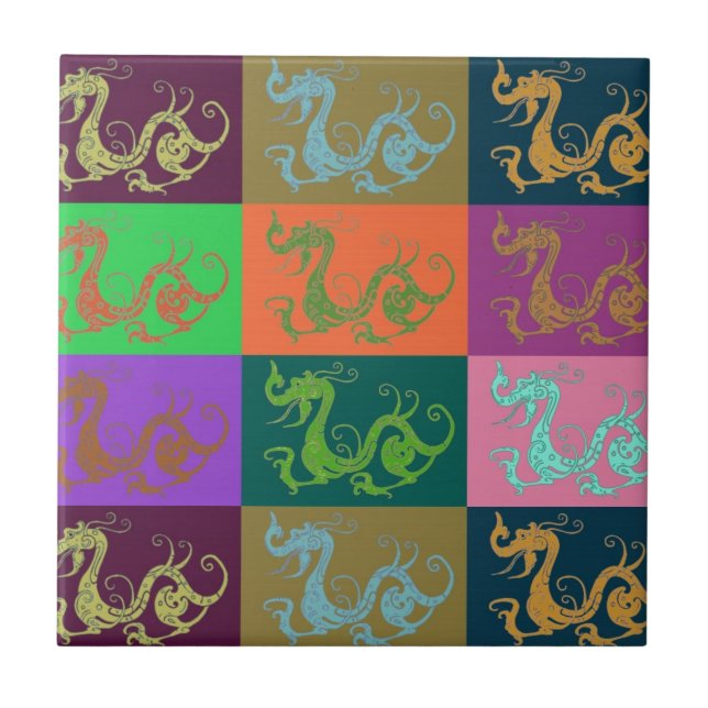 Dragons Tile Kakelplatta (Framsidan)