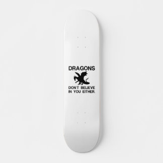 DRAGONS TROR INTE ATT DU HELLER HAR MINI SKATEBOARD BRÄDA 18,5 CM