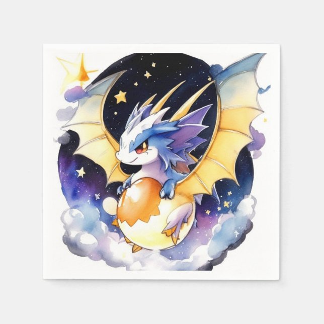 Dragons-verklighet: Babyskåda Pappersservett (Framsidan)