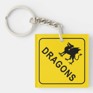 Dragons Warning Sign