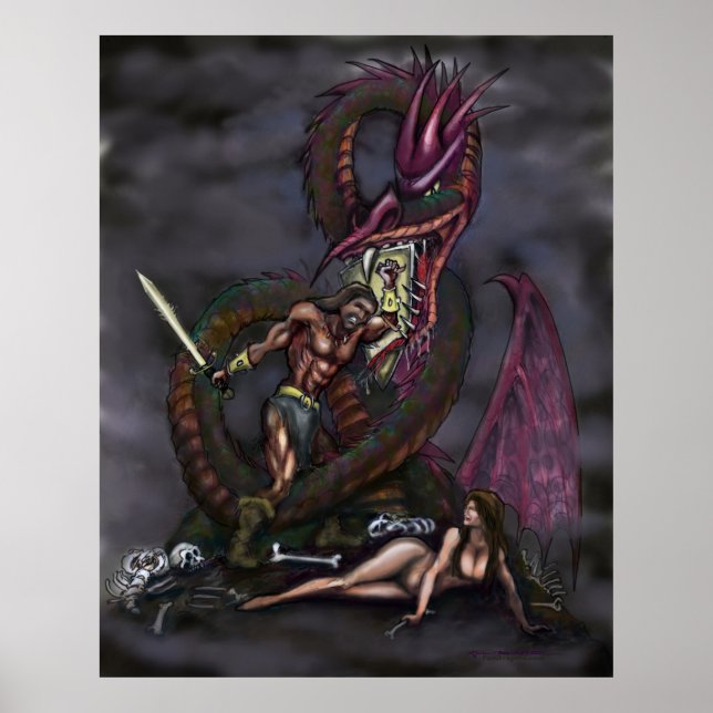 Dragonslayer Poster (Framsidan)