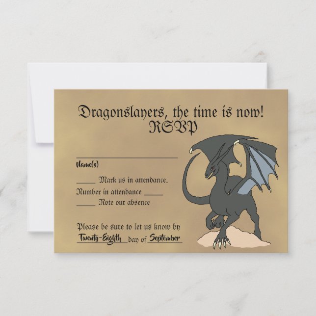 Dragonslayer-Rulla OSA Kort (Framsida)