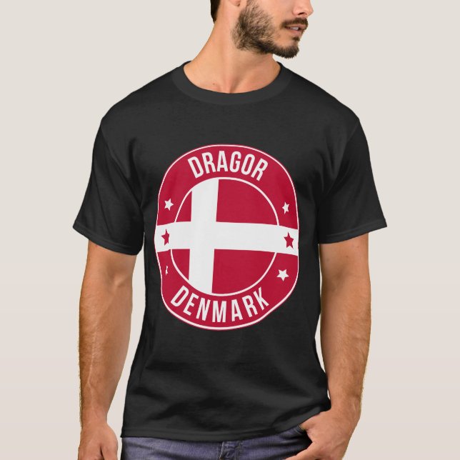 Dragør, Danmark Stad T Shirt (Framsida)