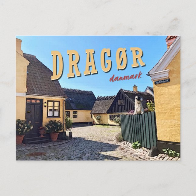 Dragør, Danmarks vykort (Framsida)