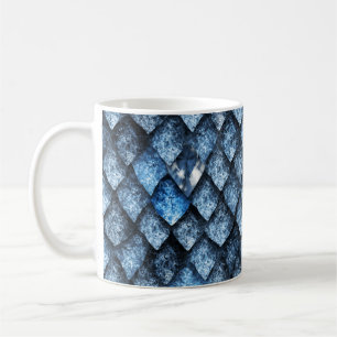 Dragskalor / blå gemen kaffemugg