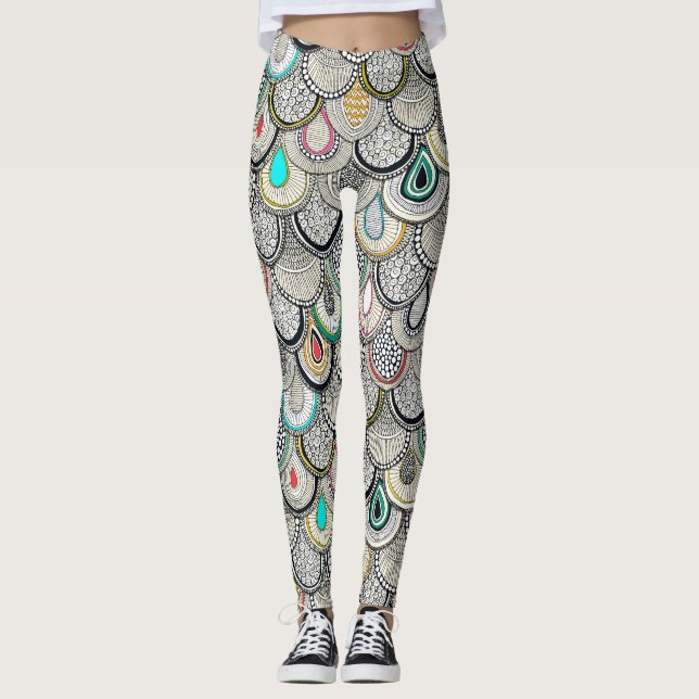 dragskalor leggings (Framsida)