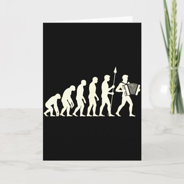 Dragspel Design För Män Kvinnor Dragspelare Dragsp Kort (Framsida)