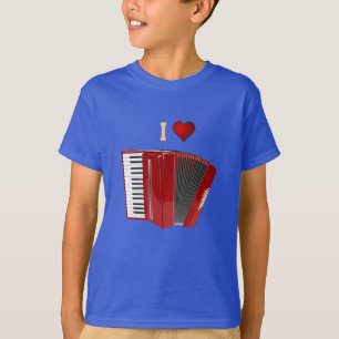 Dragspel: I Kärlek My Red Accordion T Shirt