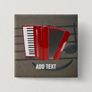 Dragspel: Knappen Red Accordion-mall Knapp