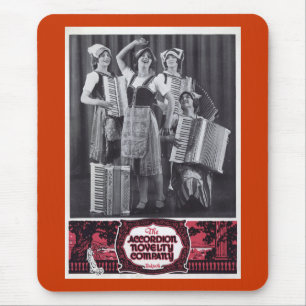 Dragspels- flickavintage annons musmatta