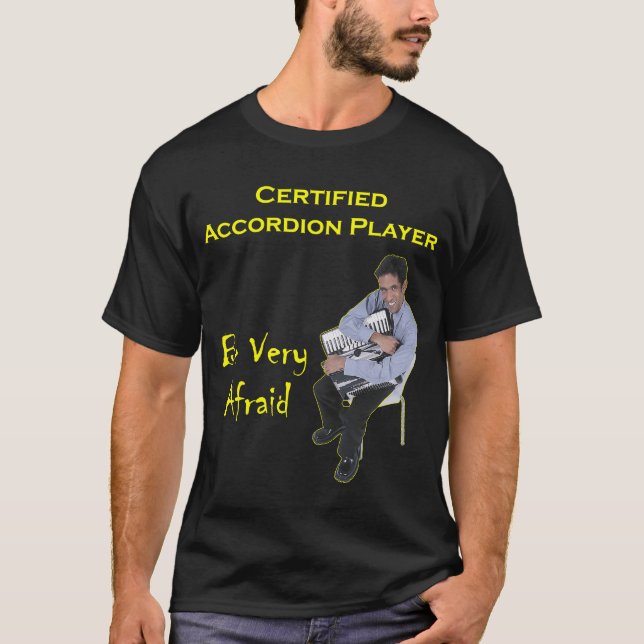 Dragspels- spelare för auktoriserad: Var mycket T Shirt (Framsida)
