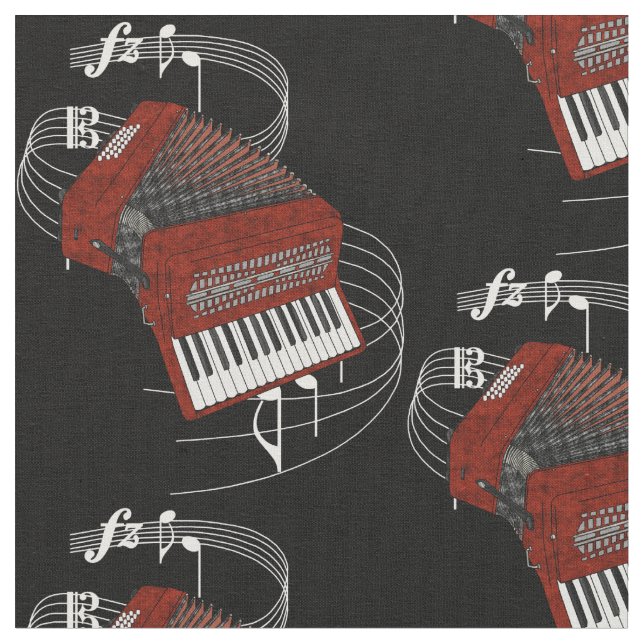 Dragspels- tyg - mörk (Närbild)