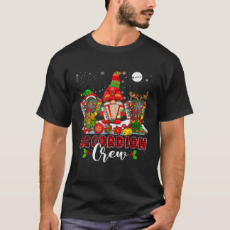 Dragspelskårens jul Santa Ren Tomte Spelar A T Shirt