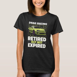 Dragster Retrött Tävling Racer Motorsport Drag Rac T Shirt
