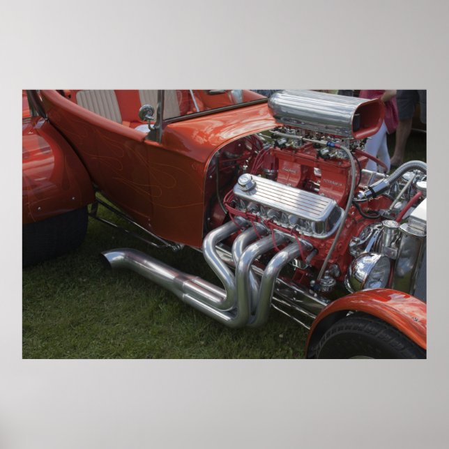 Dragsters tecknade Dream bra-bilder Poster (Framsidan)