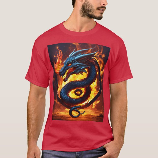 Dragutformning: Mystisk T-shirt-insamling T Shirt (Framsida)