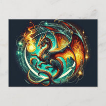 Dragvykort för brandandning