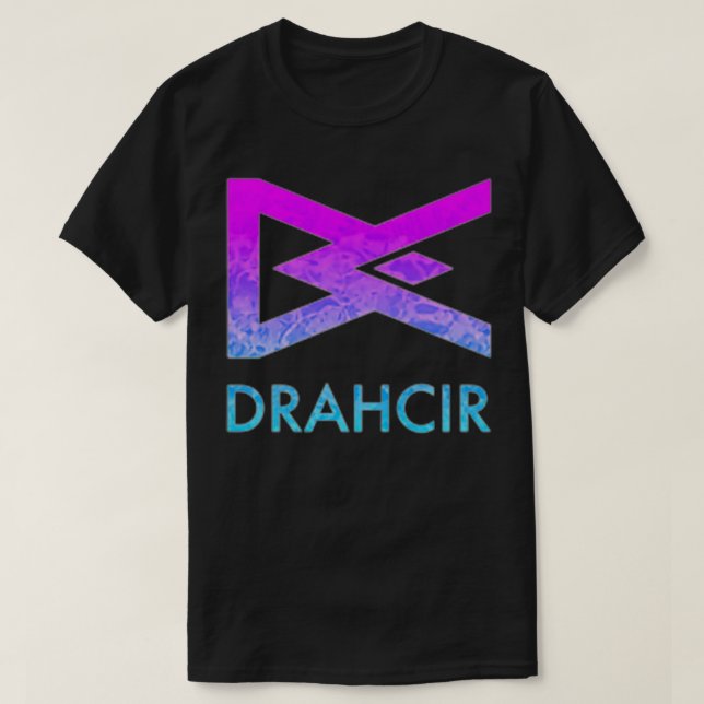 DrahCir Blue Fade Premium  T Shirt (Design framsida)