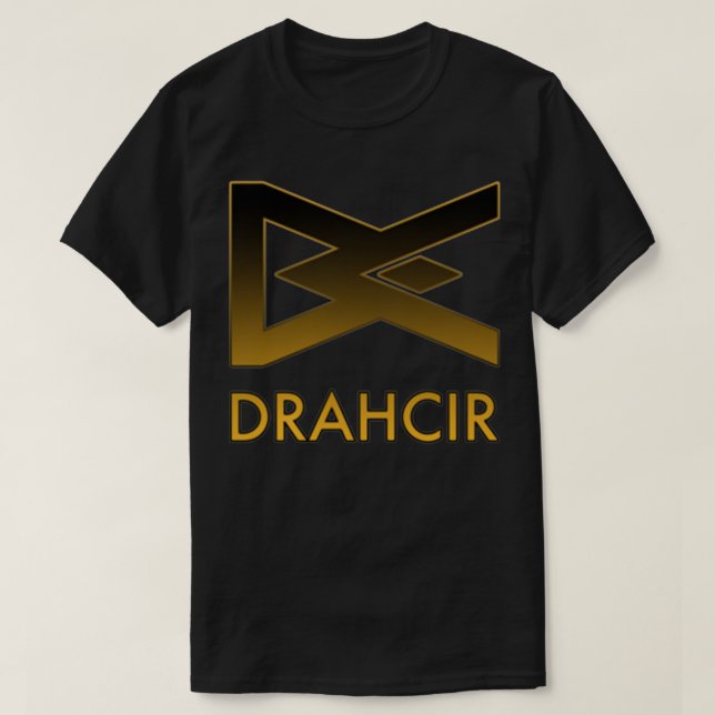 Drahcir Guld Fade Pullover T Shirt (Design framsida)