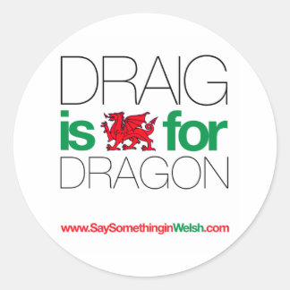 DRAIG RUNT KLISTERMÄRKE