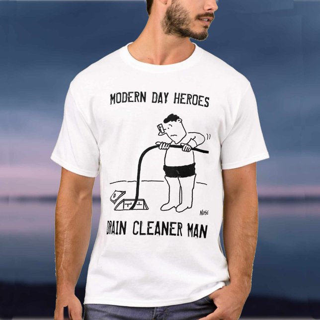 Drain Cleaner Man T Shirt (Skapare uppladdad)