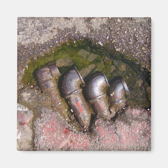 Drain rör magnet (Framsidan)