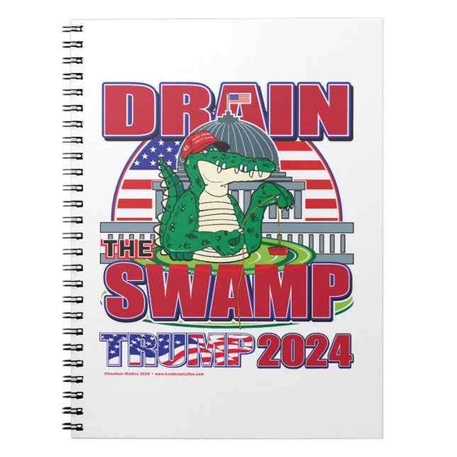 Drain-the-Swamp-Trump-2024 Anteckningsbok (Framsidan)