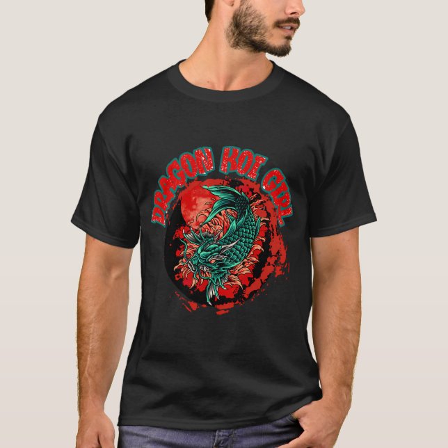Drak karp flicka t shirt (Framsida)