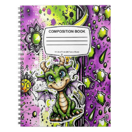 drak-kompositionsbok anteckningsbok