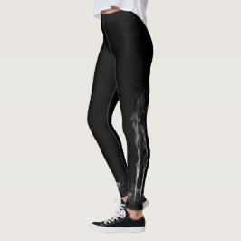 Drak Rök Svart Leggings