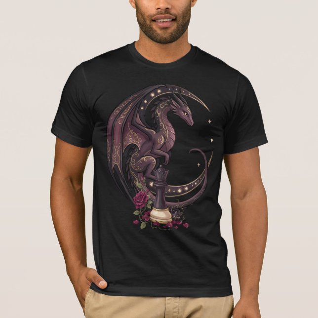 Drak Schack Schackmatt  T Shirt (Framsida)