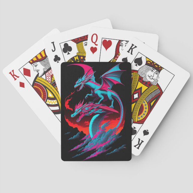 Drak Surfryttaren Casinokort (Baksidan)