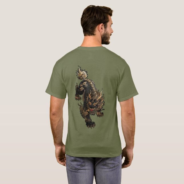 Drak Tiger T Shirt (Hel baksida)