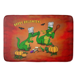 Drakar - Glad Halloween! Idag ska jag laga mat Badrumsmatta