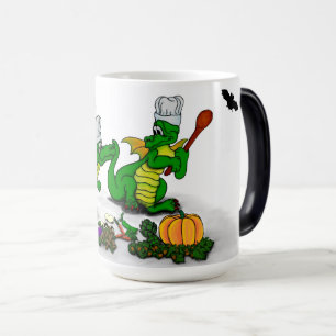 Drakar - Glad Halloween! Idag ska jag laga mat Magisk Mugg