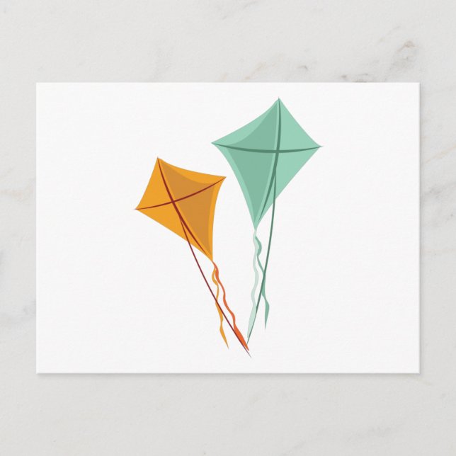 Drakar i luften vykort (Framsida)