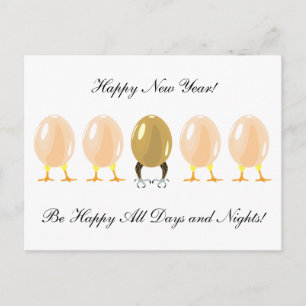 drakar och höns Anpassad vykort