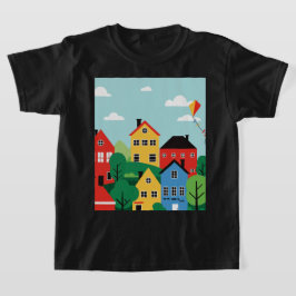 Drakar över staden t shirt