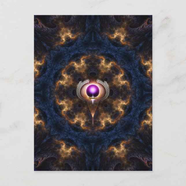 Drakarnas eldring vykort (Framsida)