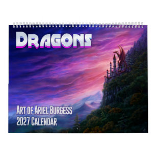 Drakarnas konst av Ariel Burgess 2027 Kalender
