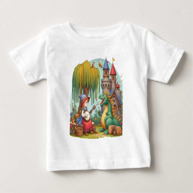 Drakarnas Serenad Av En Mystisk Prinsessa T Shirt (Framsida)