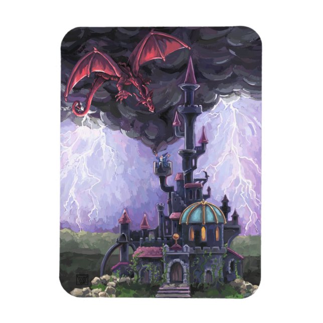 Drakarnas Slott Magnet (Vertikal)
