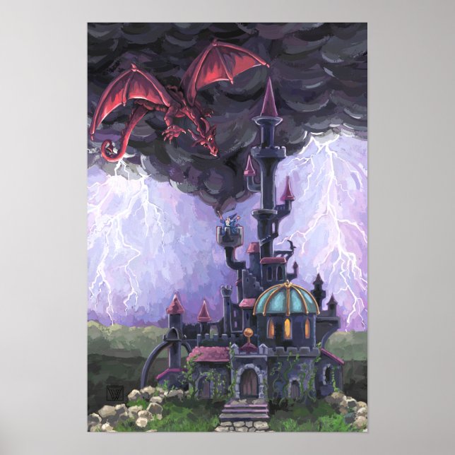 Drakarnas Slott Poster (Framsidan)